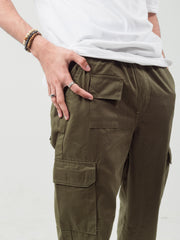 OLIVE BAGGY PARACHUTE CARGO