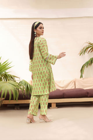 2 Pcs Printed Lawn Suit - ZARA 2.0