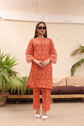 2 Pcs Printed Lawn Suit - SASHA