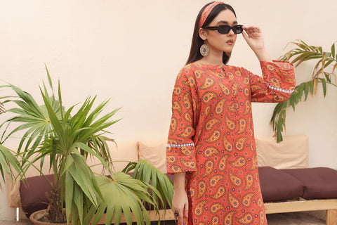 2 Pcs Printed Lawn Suit - SASHA