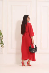 ZIELLE - RED FORMAL LONG DRESS