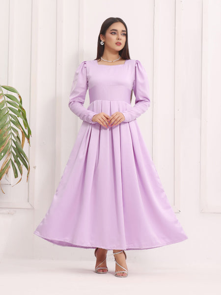 Lilac long gown best sale