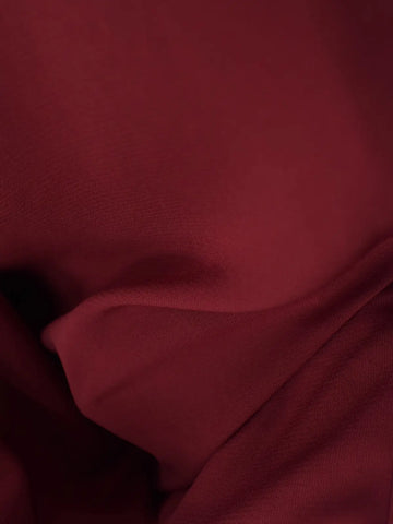 MEILIN - MAROON MANDARIN TOP