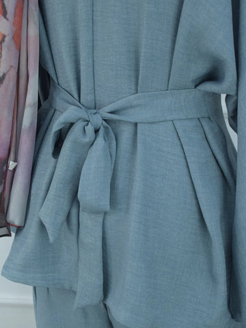 DUSTY BLUEBERRY - MUTED BLUE CO-ORD