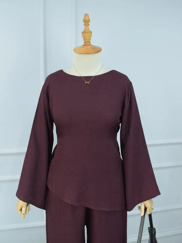 CHERRY COLA - MAROON CO-ORD