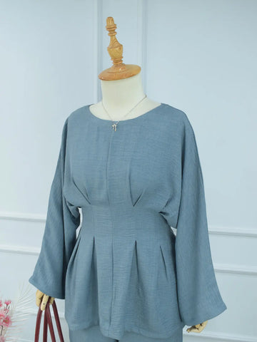 DUSTY BLUEBERRY - MUTED BLUE CO-ORD