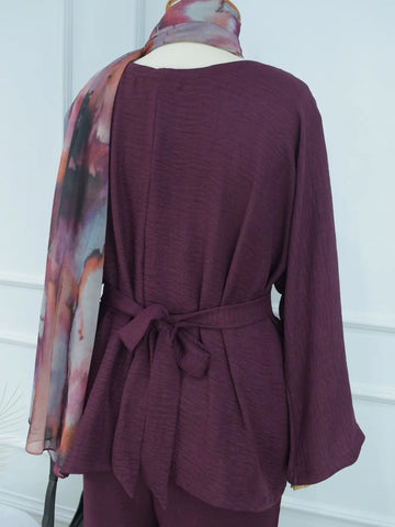 PLUM BERRY - BURGUNDY CO-ORD