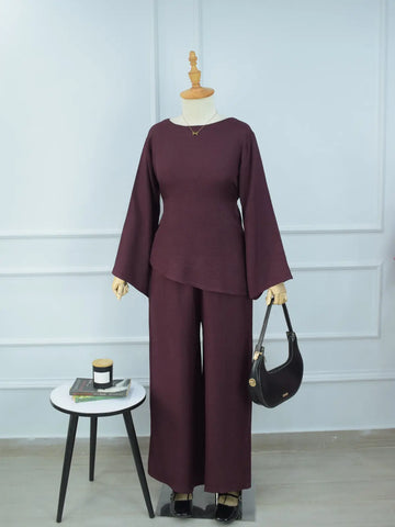 CHERRY COLA - MAROON CO-ORD