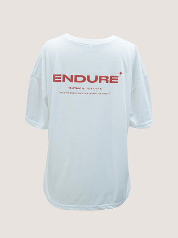 ENDURE - WHITE OVERSIZED T-SHIRT