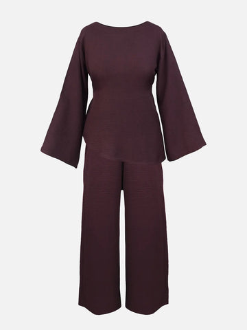 CHERRY COLA - MAROON CO-ORD