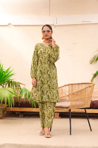 2 Pcs Printed Lawn Suit - MIERA