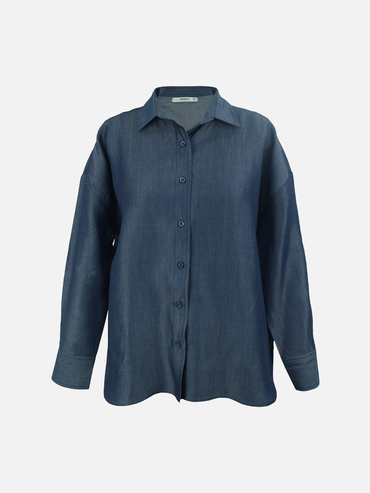 LUNEL - SOFT DENIM OVERSIZED BUTTON-DOWN SHIRT