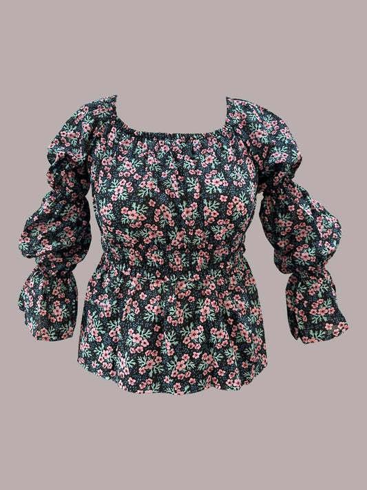 MYSTIC FLORA - FLORAL BLOUSE