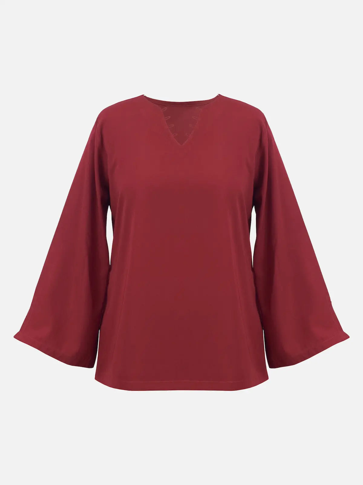 RAVELLE - MAROON TOP
