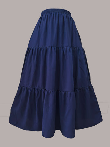 CELESTIAL - DARK BLUE 3 TIERED SKIRT