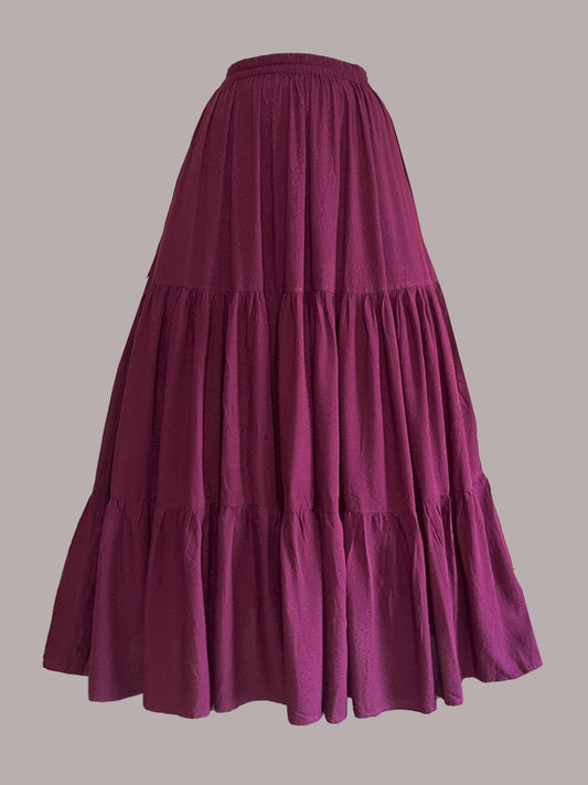 VIOLET DUSK - 3 TIERED SKIRT