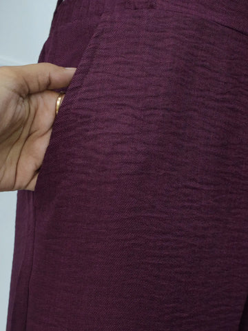 PLUM BERRY - BURGUNDY CO-ORD