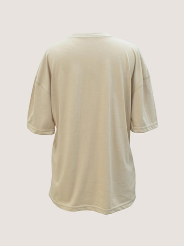 HAWKINS - BEIGE OVERSIZED T-SHIRT