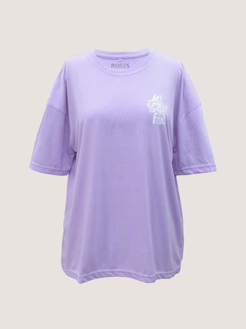 EMPTY CANVAS - LILAC OVERSIZED T-SHIRT
