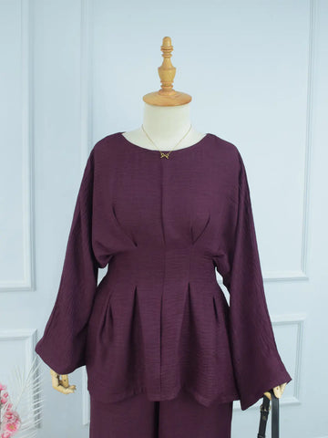 PLUM BERRY - BURGUNDY CO-ORD