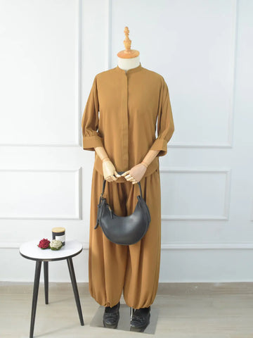 ZINNIA - MUSTARD BALLOON PANTS