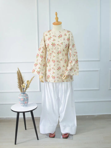 WHITE FARSHI SHALWAR