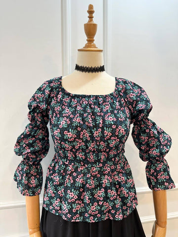 MYSTIC FLORA - FLORAL BLOUSE