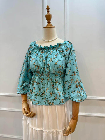 PETAL CHARM - FLORAL BLOUSE