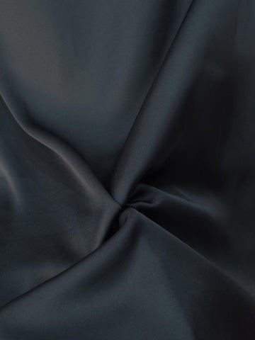 LUNE - BLACK A-LINE SILK SKIRT