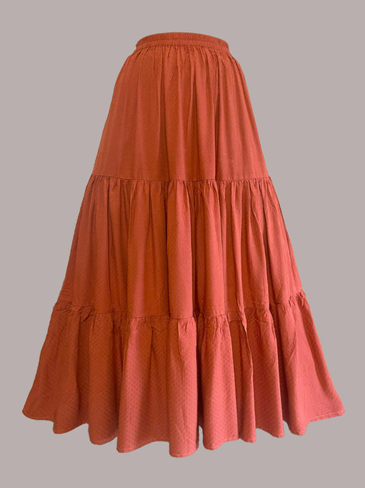 RUSTIC TERRA - 3 TIERED SKIRT