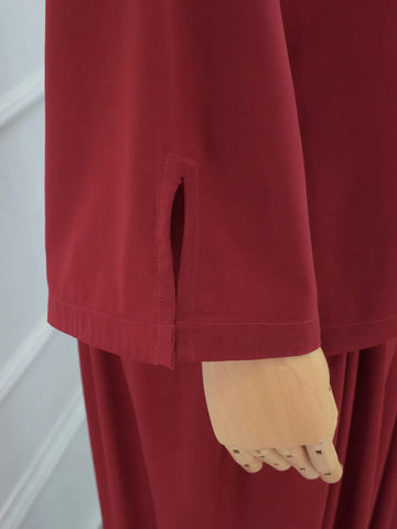 RAVELLE - MAROON TOP