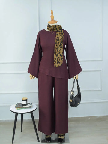 CHERRY COLA - MAROON CO-ORD