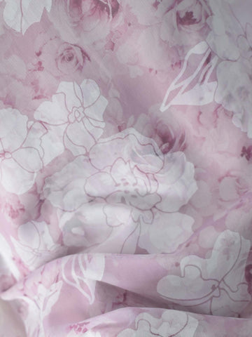 SERINA - MAUVE FLORAL FAIRY KURTI