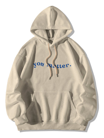 YOU MATTER - BEIGE HOODIE