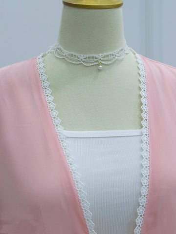 PINK BLUSH - TIE FRONT TOP