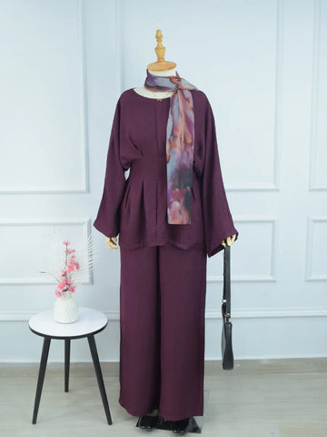 PLUM BERRY - BURGUNDY CO-ORD
