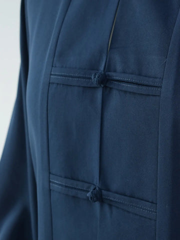 YULAN - DARK BLUE MANDARIN CO-ORD