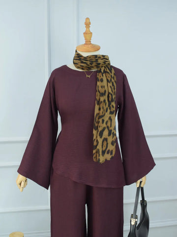 CHERRY COLA - MAROON CO-ORD