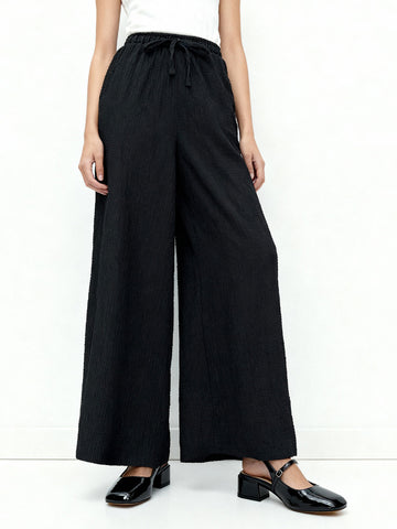RAVEN - BLACK WIDE LEG PANTS