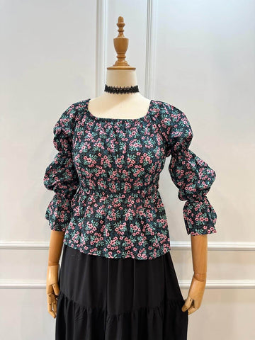 MYSTIC FLORA - FLORAL BLOUSE