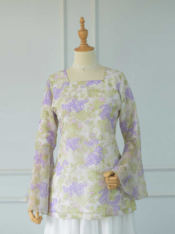 LUNELLE - WHITE FLORAL FAIRY KURTI