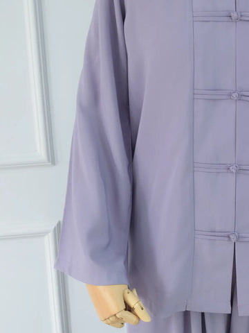 YUNA - LILAC MANDARIN TOP