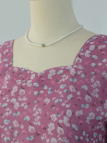 INARA - MAUVE FLORAL FAIRY KURTI