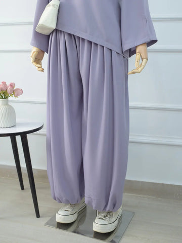 ILYRA - LILAC BALLOON PANTS