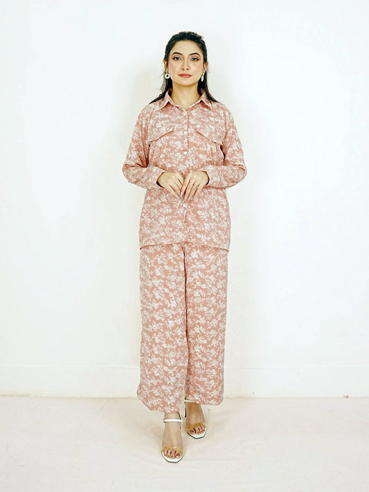 PINK BLOOM - FLORAL CO-ORD SET