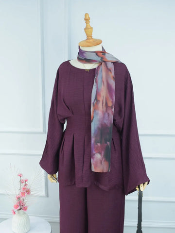 PLUM BERRY - BURGUNDY CO-ORD