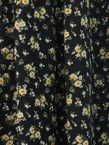 NIGHT BLOOM - 3 TIERED FLORAL SKIRT