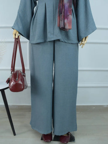 DUSTY BLUEBERRY - MUTED BLUE CO-ORD