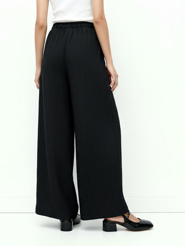 RAVEN - BLACK WIDE LEG PANTS