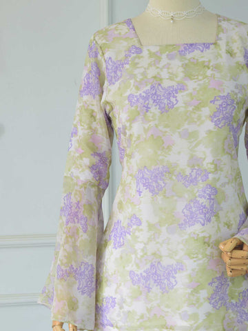 LUNELLE - WHITE FLORAL FAIRY KURTI